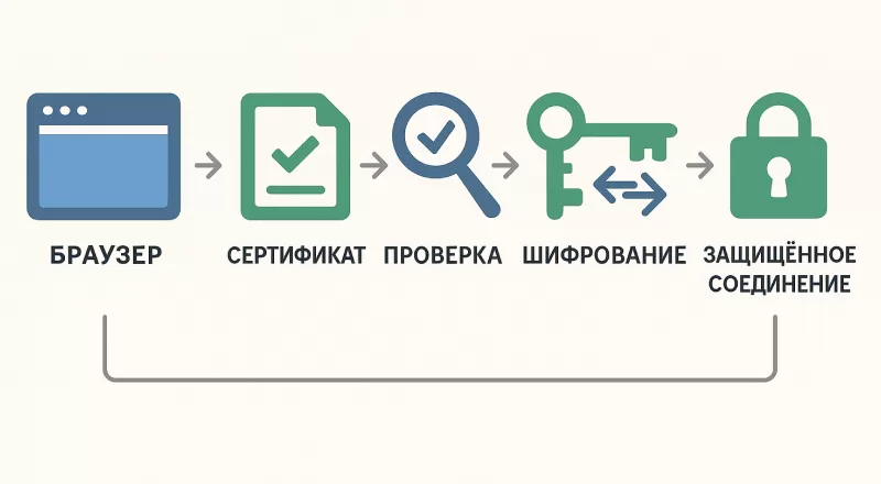 Как устанавливается защищённое соединение